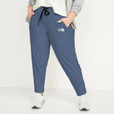 nrth face women slim fit light blue plus size jersey trouser for summer